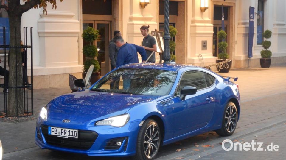 Mit dem Subarau BRZ in Budapest Bild: Michael Ascherl