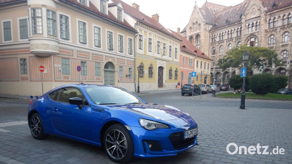 Mit dem Subarau BRZ in Budapest Bild: Michael Ascherl