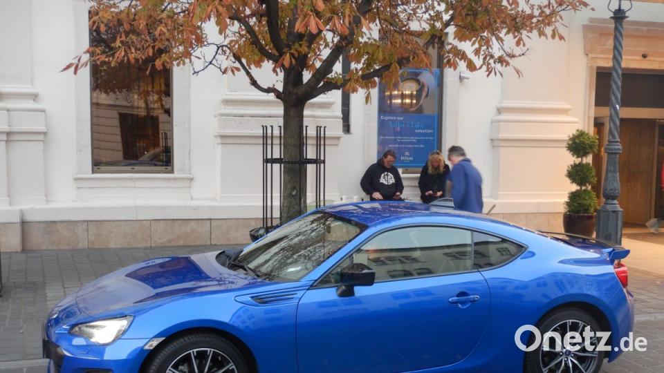Mit dem Subarau BRZ in Budapest Bild: Michael Ascherl
