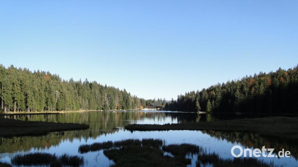 Großer Arbersee und Arberseehaus Bild: esa