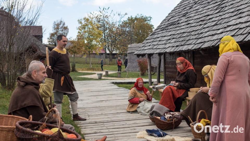 Das Herbstfest im Geschichtspark Bärnau-Tachov ist ein gelungener Saisonabschluss. Bild: dtr