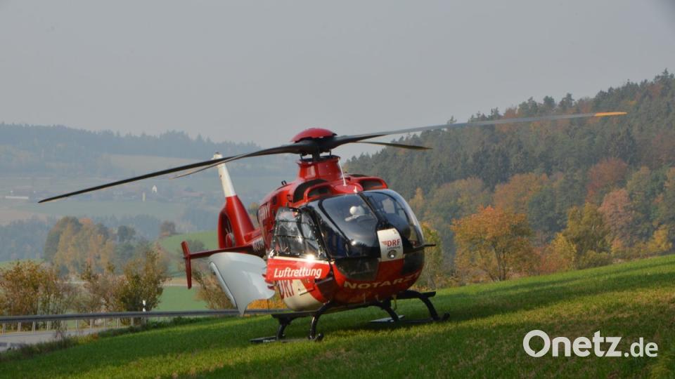 Der Rettungshubschrauber Christoph 80 war im Einsatz. Bild: dob