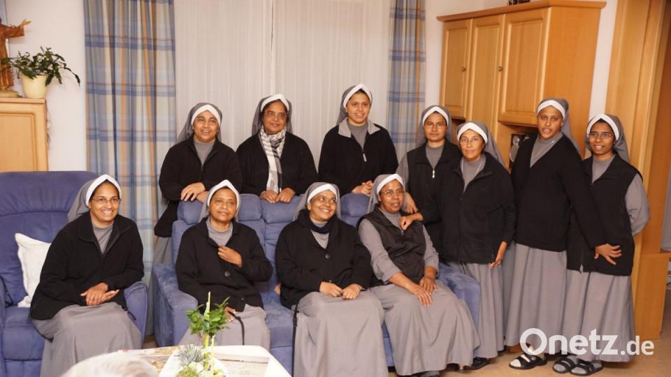 Die Assisi-Schwerstern von Eggolsheim. Selbstlos arbeiten sie seit 29 Jahren im Cariotas-Seniorenzentrum St. Martin. Bild: bkr