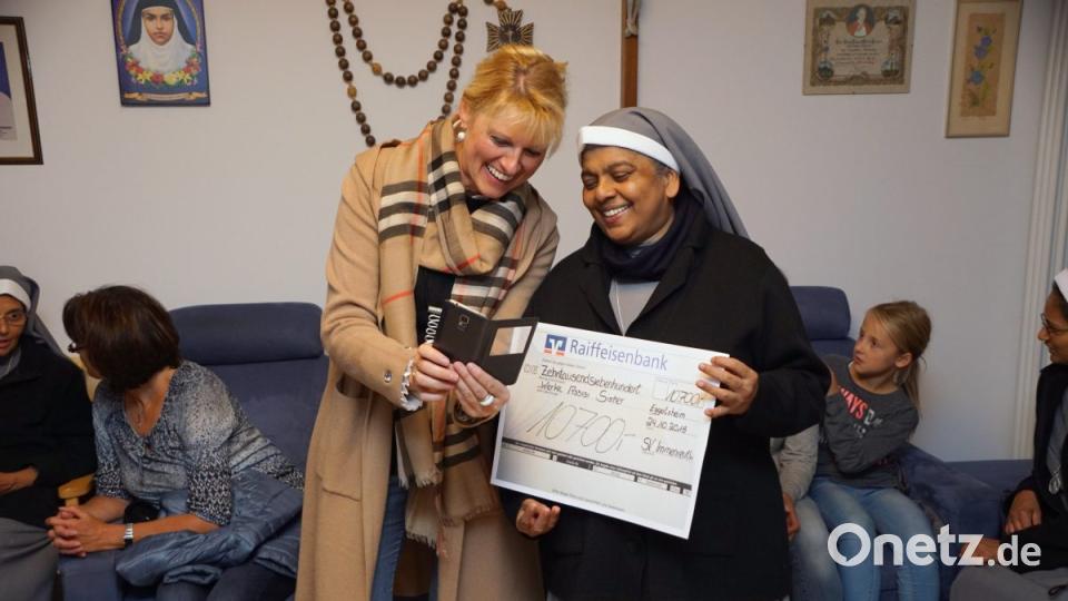 10700 Euro, ein sehr stolzer Betrag, der noch nicht das Ende der Spendenaktion ist. Bild: bkr