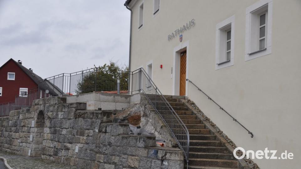 Der Treppenaufgang von Westen Bild: ak