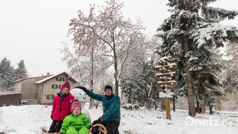 Erster Schnee auf der Silberhütte. Bild: dtr