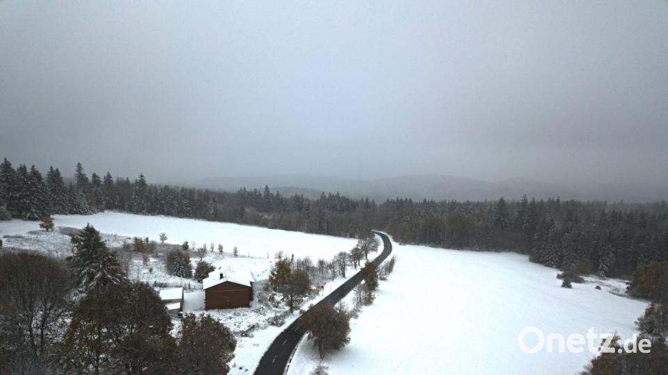 Erster Schnee auf der Silberhütte. Bild: dtr