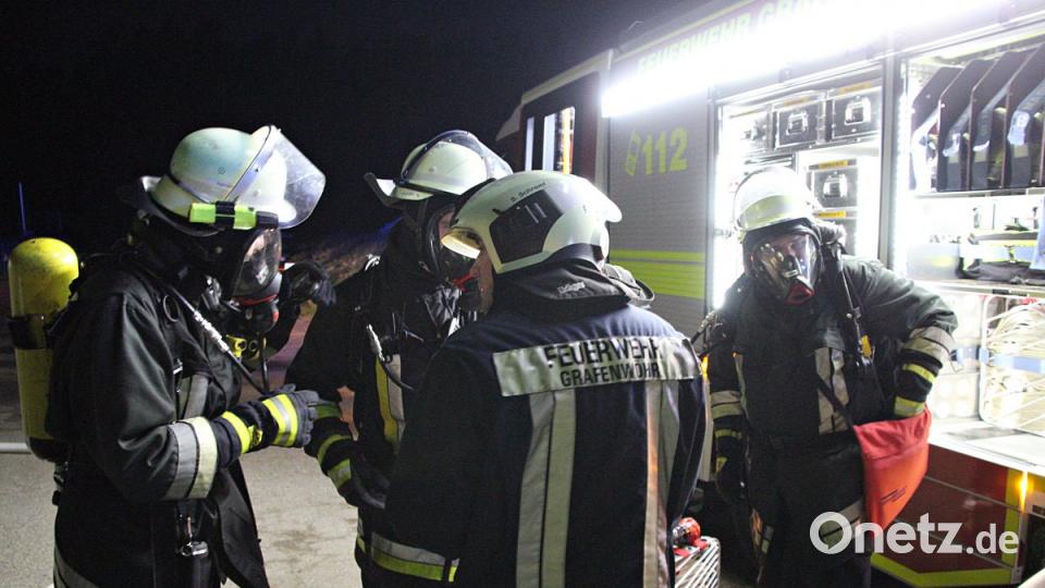 Erste Kräfte am Einsatzort. Bild: jma