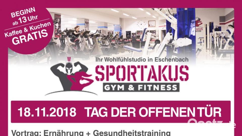 Das Wohlfühlstudio "Sportakus" lädt am Sonntag, 18. November, zu einem "Tag der offenen Tür" ein. Bild: rn