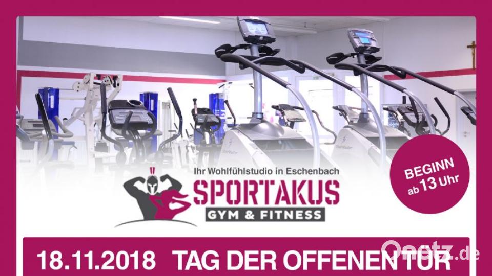 Das Wohlfühlstudio "Sportakus" lädt am Sonntag, 18. November, zu einem "Tag der offenen Tür" ein. Bild: rn