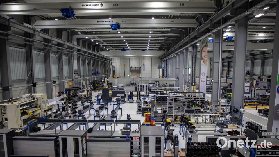Werksführung bei der BHS Corrugated in Weiherhammer Bild: tow