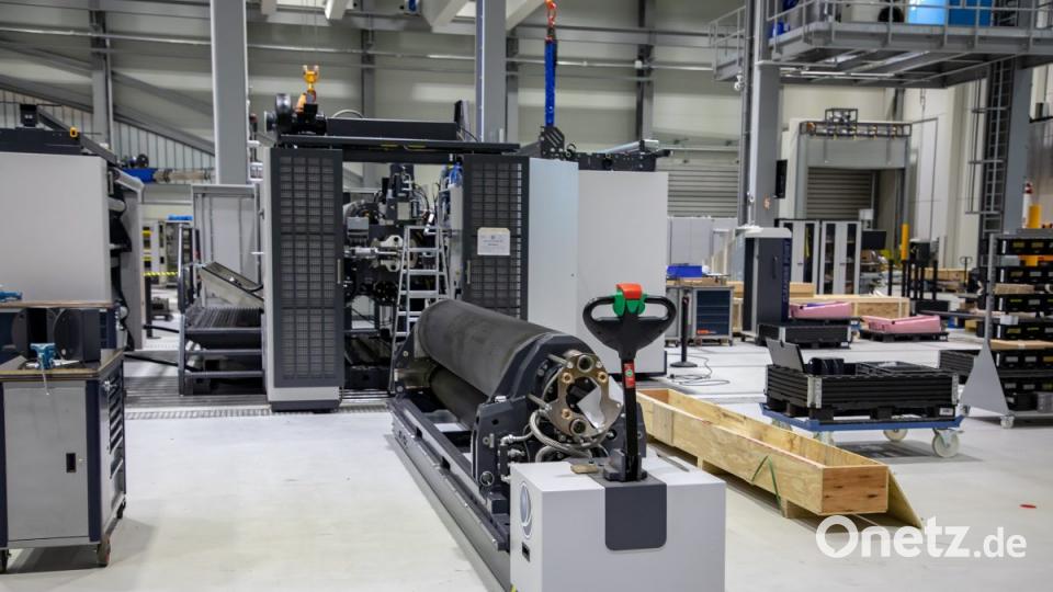 Werksführung bei der BHS Corrugated in Weiherhammer Bild: tow