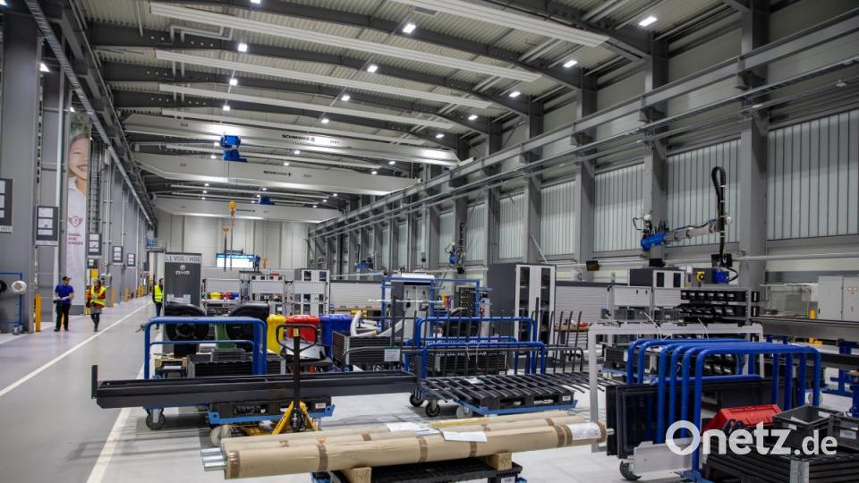 Werksführung bei der BHS Corrugated in Weiherhammer Bild: tow