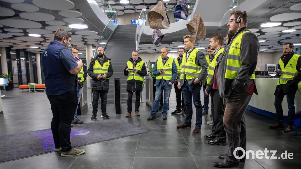 Werksführung bei der BHS Corrugated in Weiherhammer Bild: tow