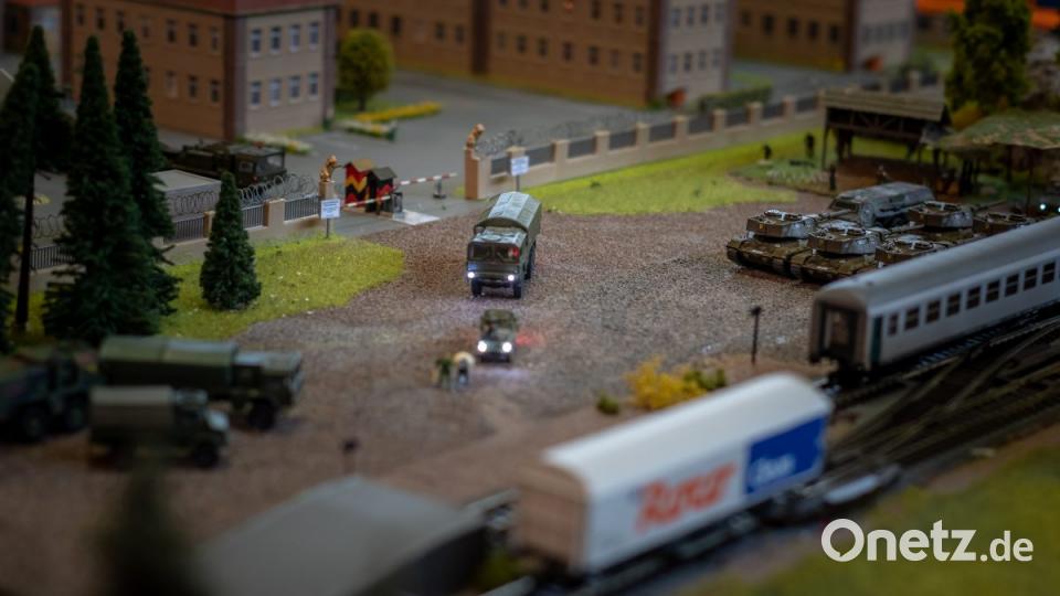 Auch das Militär gehört schon lange zum Alltag in der Oberpfalz. Daher findet es sich auch auf der Anlage wieder. Bild: pml