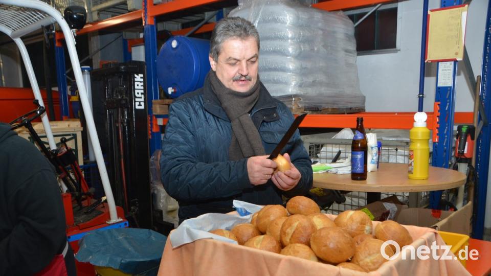 Bürgermeister Andreas Wutzlhofer in seinem Element. Bild: dob