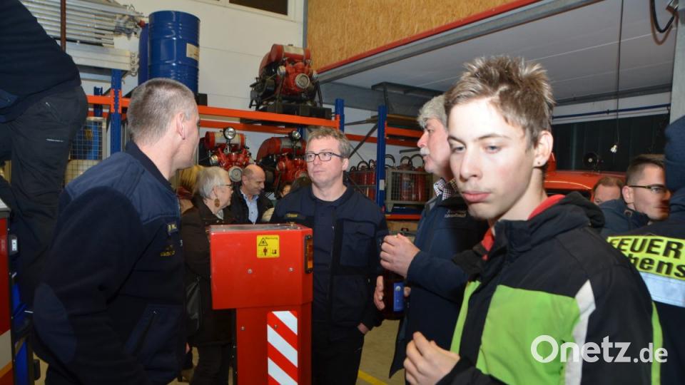 Ankunft der neuen Drehleiter. Bild: dob