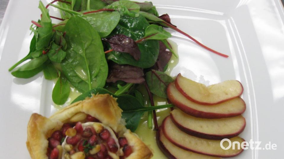 Die Vorspeise fertig angerichtet. Bild: Portner