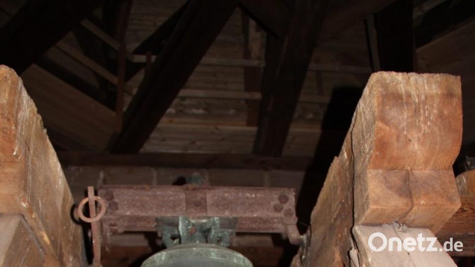Besuch in den beiden Glockenstuben des Turmes von St. Martin in Amberg. Bild: upl