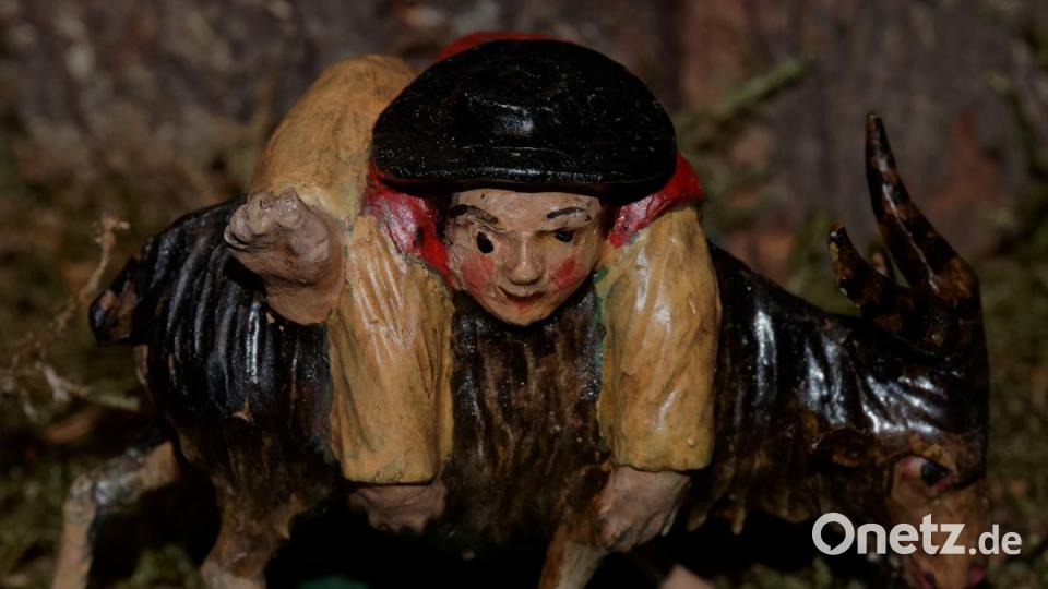 Der Goaßreiter gehört in jede große Tirschenreuther Landschaftskrippe. Bild: tr