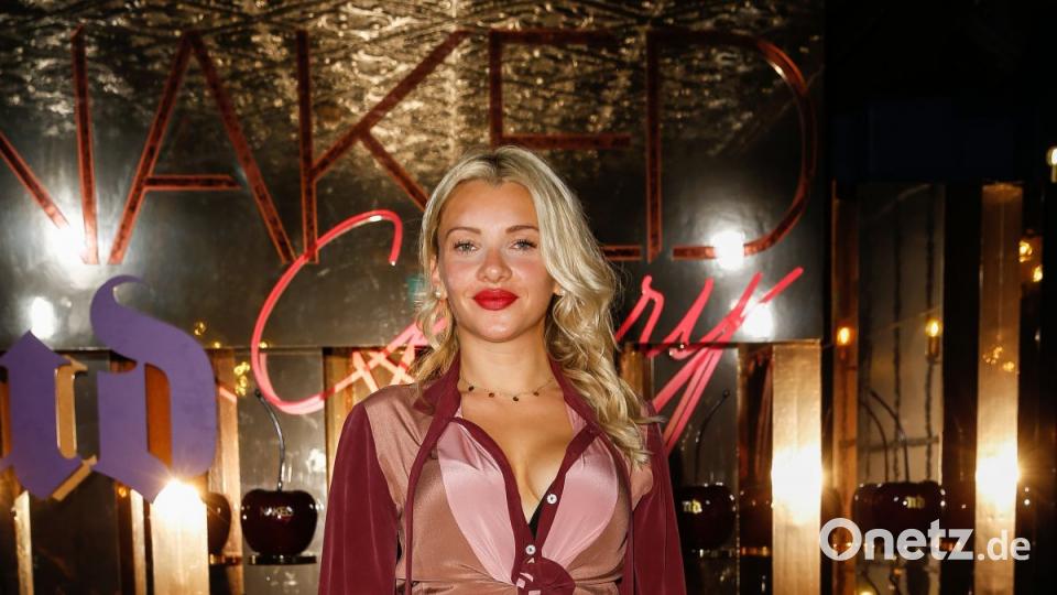 "Bachelor"-Kandidatin Evelyn Burdecki. Bild:  Gerald Matzka/dpa