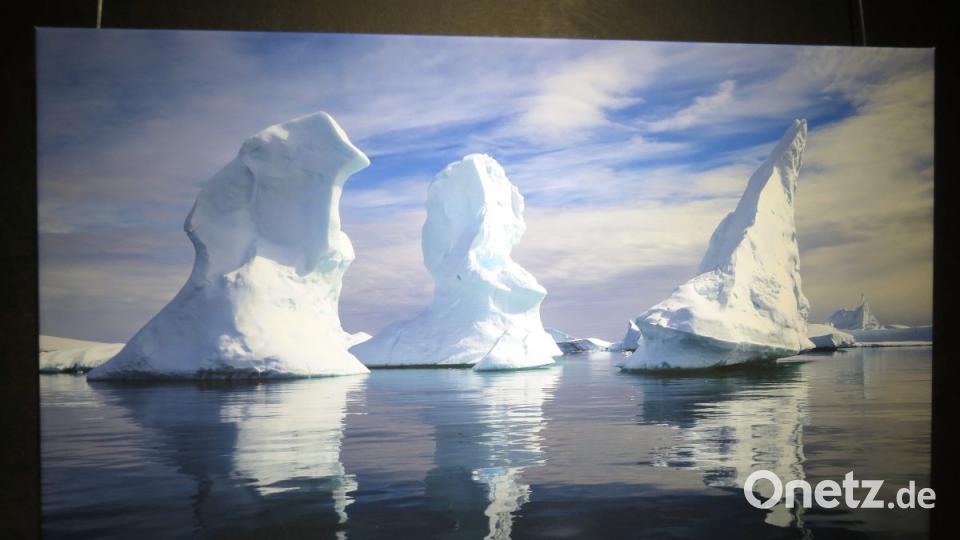 Eisberge, als stünde man live daneben, hat Hartmut Bombosch fotografiert. Bild: ubb