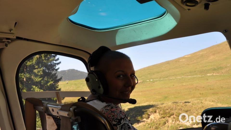 Flug im Hubschrauber. Bild: exb