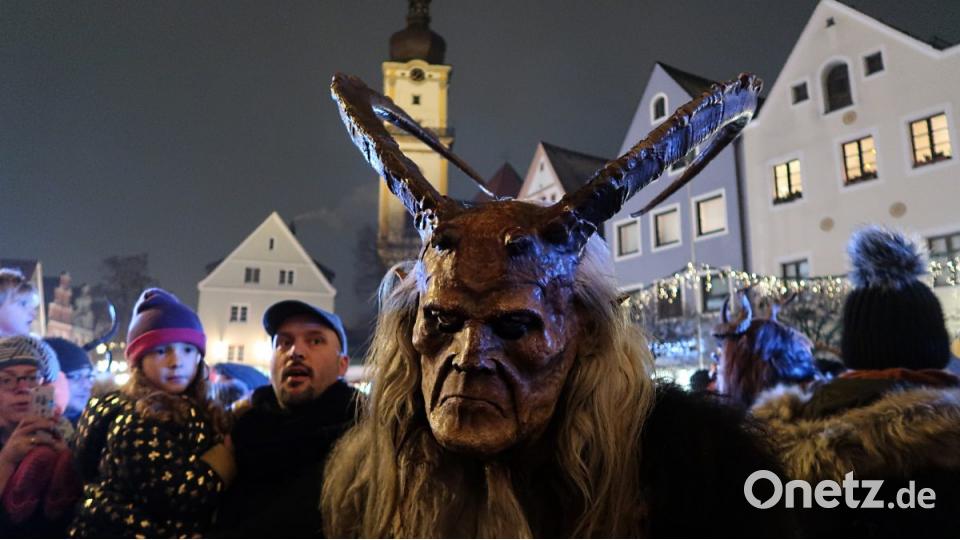 Auch dieser Gehörnte wird von Vielen bestaunt. Bild: Kunz