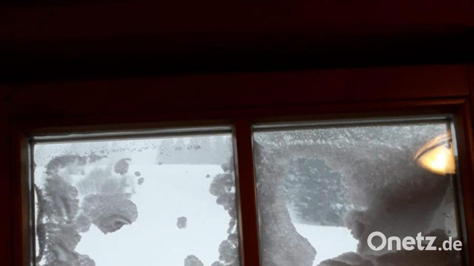 Schneechaos in Saalbach-Hinterglemm: Ein Blick aus der Hochwartalm. Bild: Kathleen Völkel