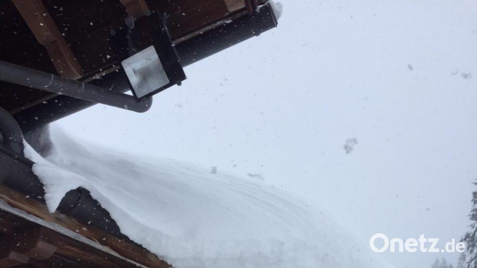 Schneechaos in Saalbach-Hinterglemm. Bild: Kathleen Völkel