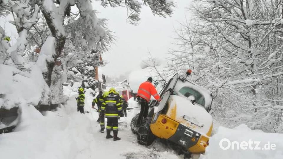 Feuerwehreinsatz im Bezirk Liezen. Bild: Unbekannt/BFV LIEZEN/KHD52 S5/APA/dpa