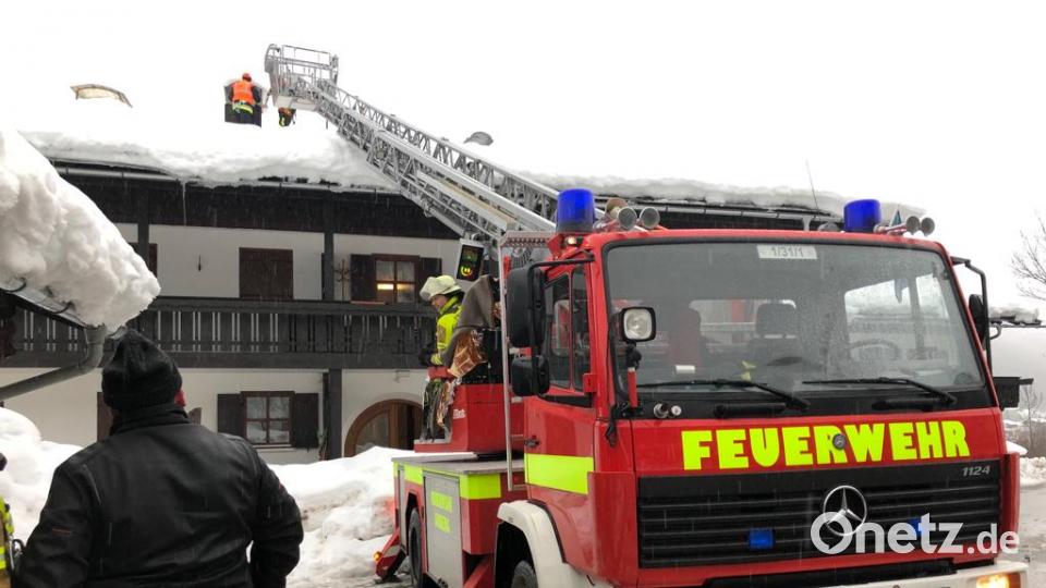 &lt;p&gt;Die Drehleiter der Amberger Feuerwehr in Schönau am Königsee.&lt;/p&gt;
 Bernhard Strobl