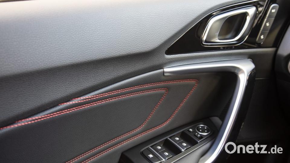 Das sportliche Erscheinungsbild macht auch bei der Türverkleidung nicht halt. Bild: Kia