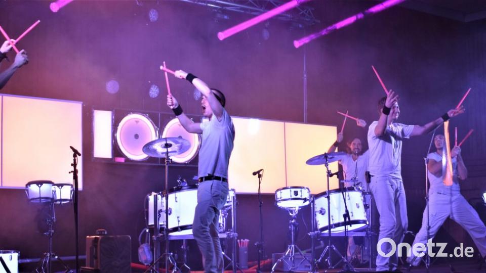 Die DRUM STARS in Perfektion beim Percussionkonzert in der Grafenwöhrer Stadthalle. Bild: rgr