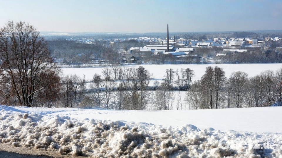 So schön zeigt sich der Winter am Montag in Weiden und im Landkreis Neustadt/WN. Bild: Gabi Schönberger