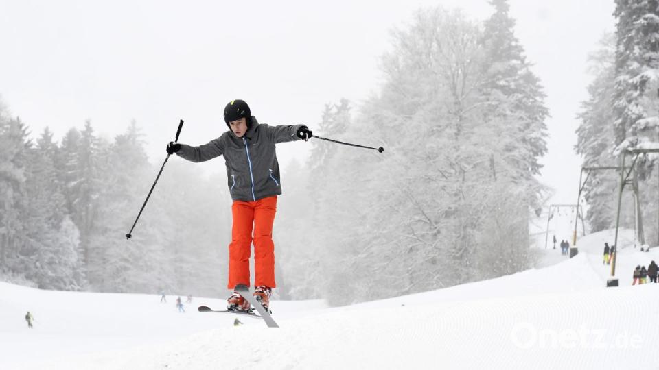 Winterwandertag des Erasmus-Gymnasiums in Sitzambuch Bild: Petra Hartl