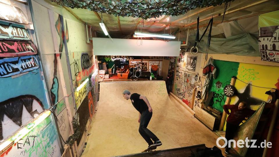 Das ist in Amberg einmalig: Die Macher der Kulturfabrik haben an der Kugelbühlstraße eine Skater-Anlage gebaut. Bild: Wolfgang Steinbacher