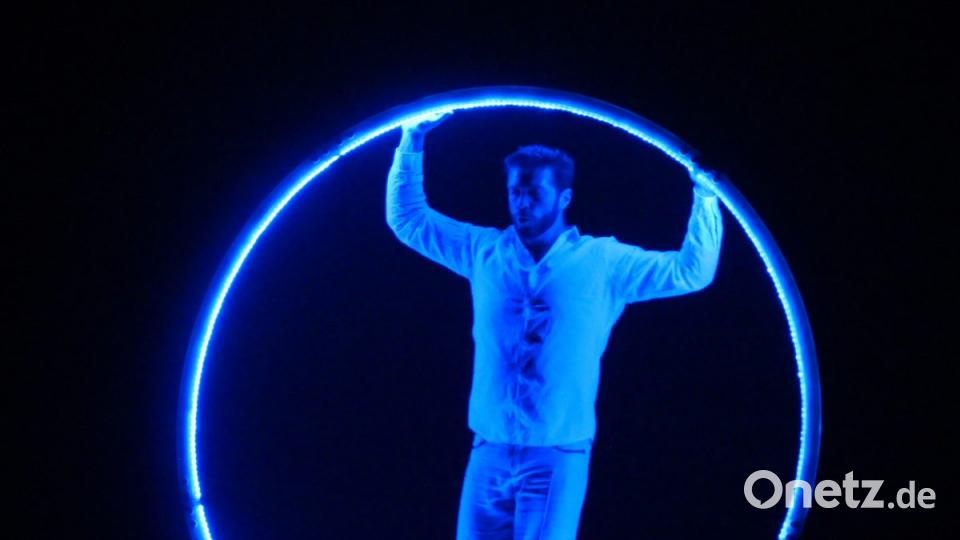 Hugo Noël wirbelte mit seinem „Single Wheel“ über die Bühne. Bild: stg