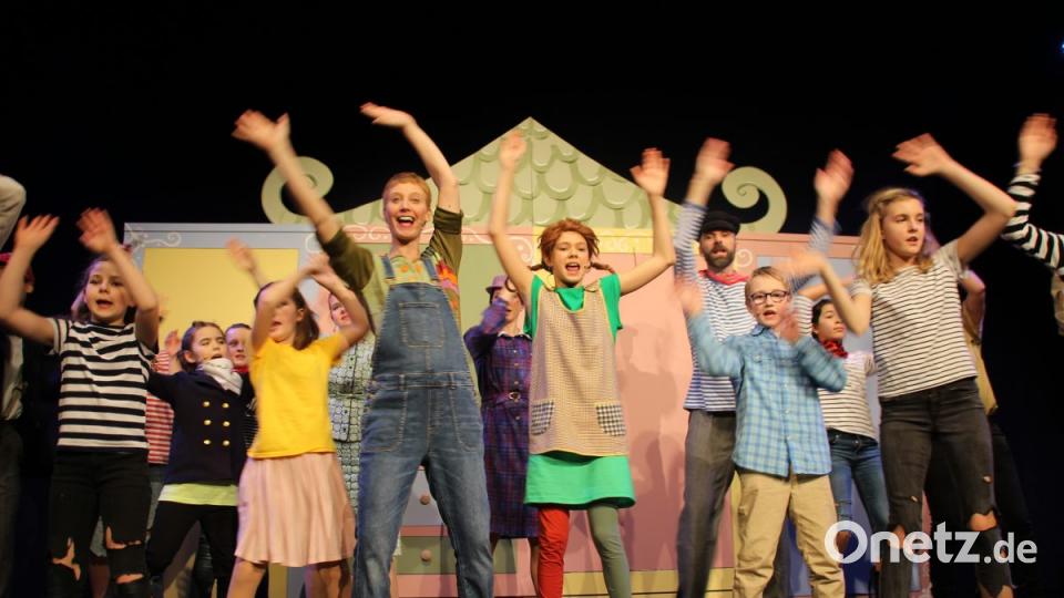 Das Musical Pippi Langstrumpf im Kubus im Ursensollen. Bild: kmo