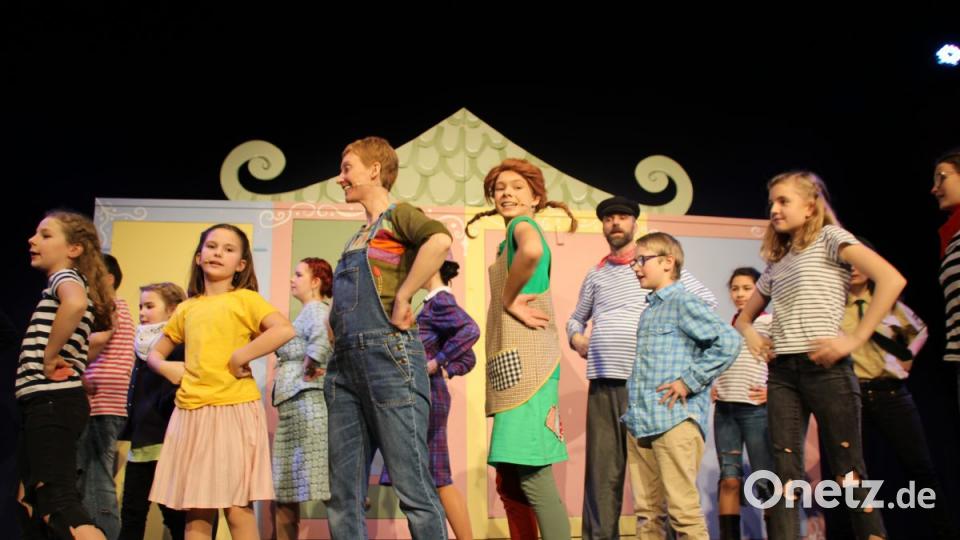 Das Musical Pippi Langstrumpf im Kubus in Ursensollen. Bild: kmo