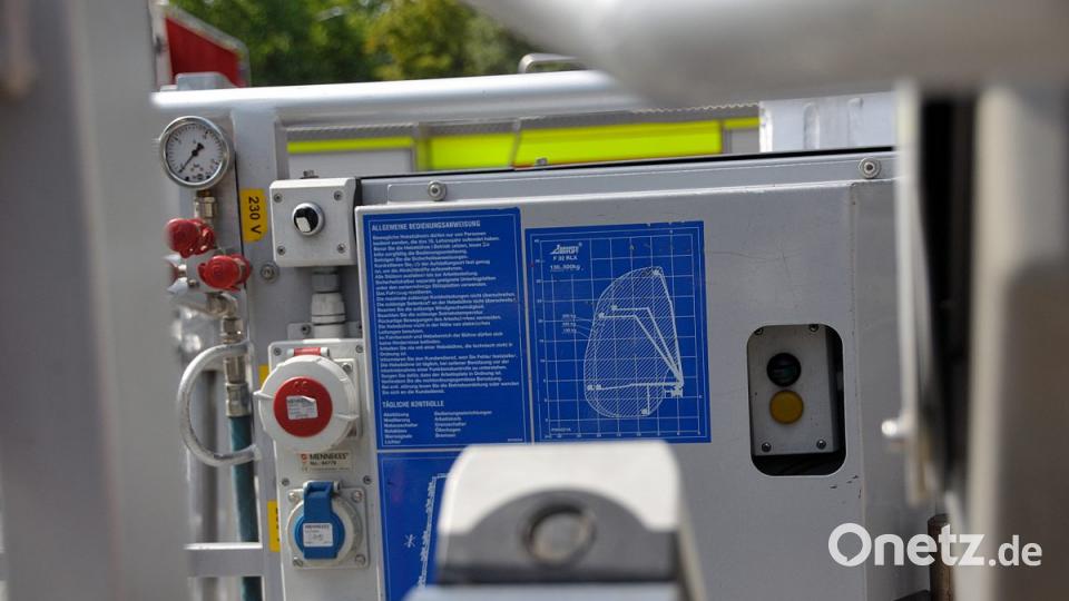 Der Teleskopgelenkmast TGM 32, Bronto Skylift(Fi), im Einsatz. Bild: Alexander Unger