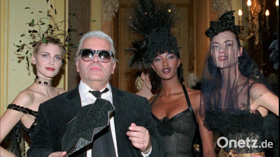 Karl Lagerfeld ist tot. Bild: Liobel Cironneau/AP/dpa
