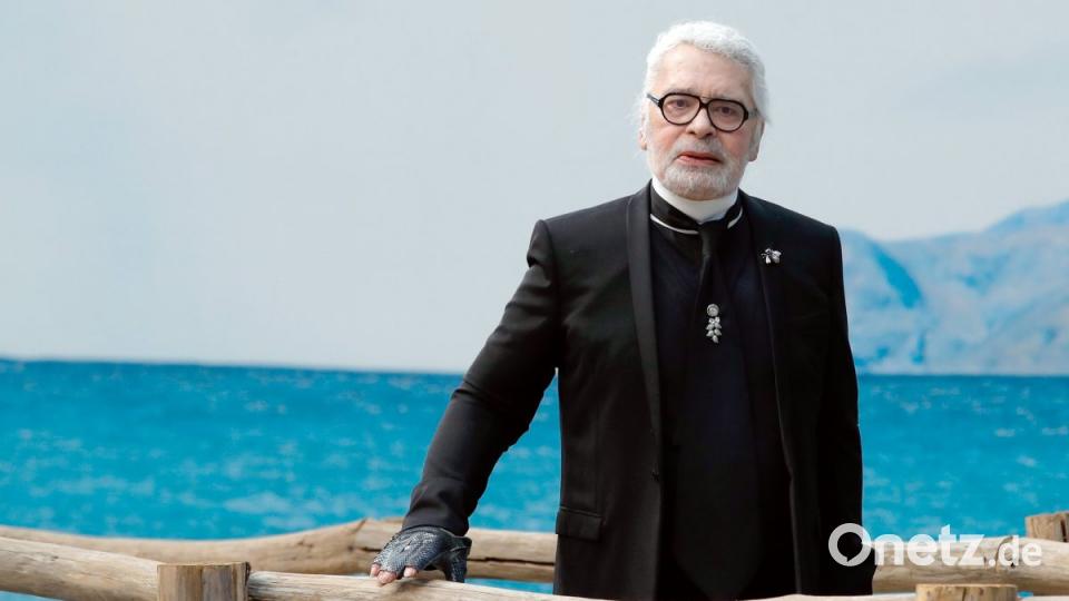 Karl Lagerfeld im Oktober 2018. Foto: Christophe Ena/AP Bild: Christophe Ena