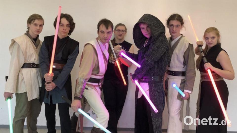 Lässige Lichtschwertkämpfer. Bild: Günther Engl