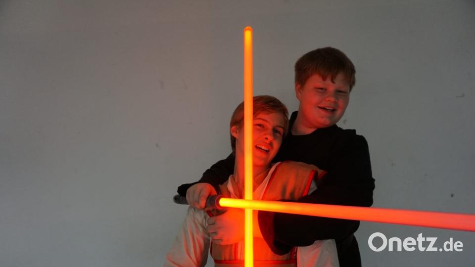 Spaß muss sein, auch wenn man Jedi oder Sith-Lord ist. Bild: Julian Trager