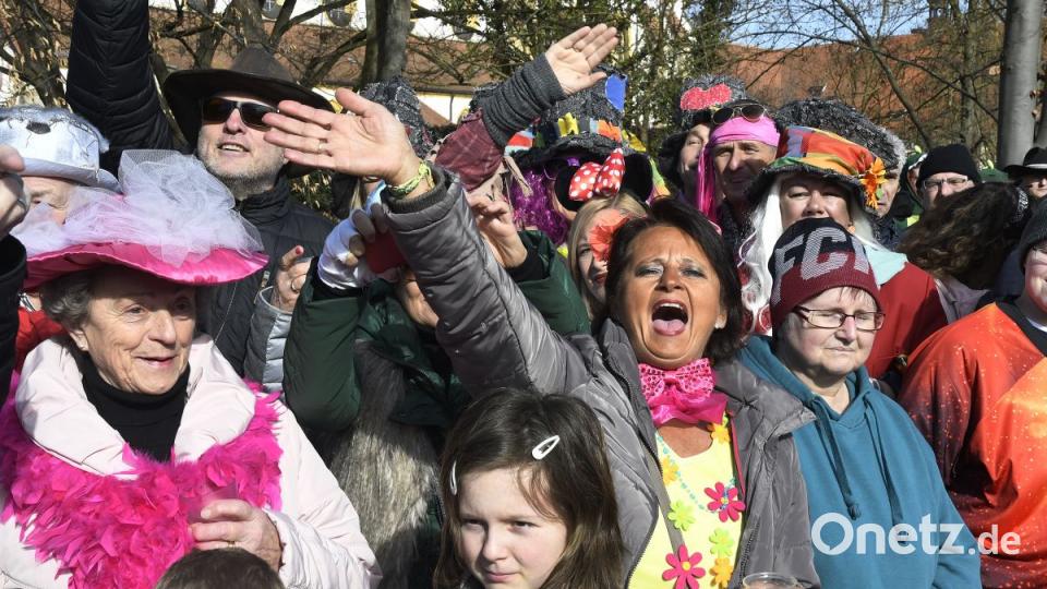 Der Ostbayerische Faschingszug schlängelt sich durch Amberg Bild: Petra Hartl
