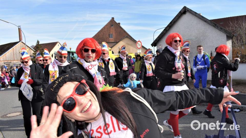 Faschingszug in Hütten Bild: rgr