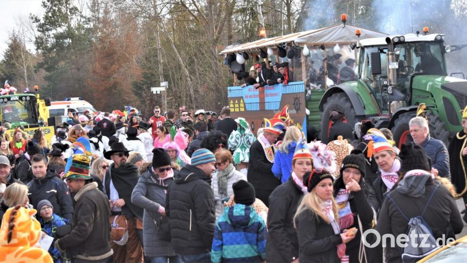 Faschingszug in Hütten Bild: rgr