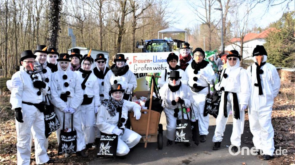 Faschingszug in Hütten Bild: rgr