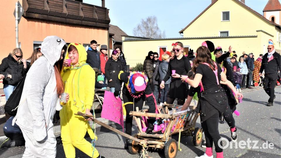 Faschingszug in Hütten Bild: rgr